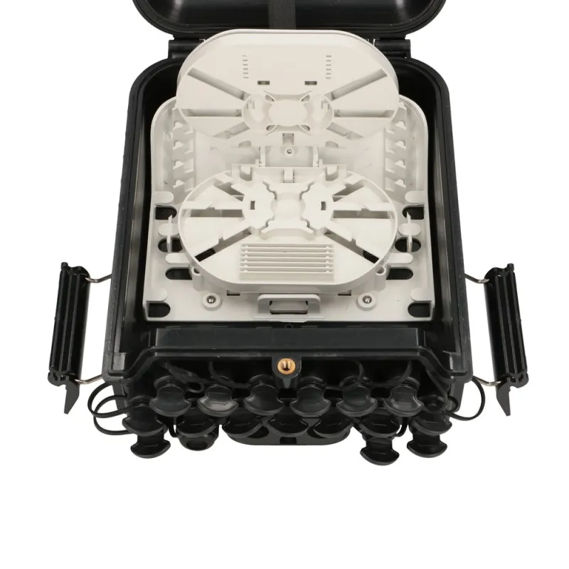 Extralink Jennifer Morsettiera fibra ottica 16 core, nero, con connettore