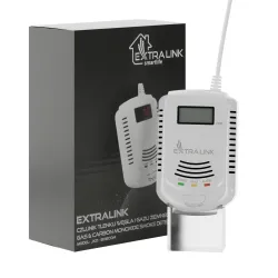 Extralink JKD-808COM Gas- und Kohlenmonoxid-Rauchmelder 110dB