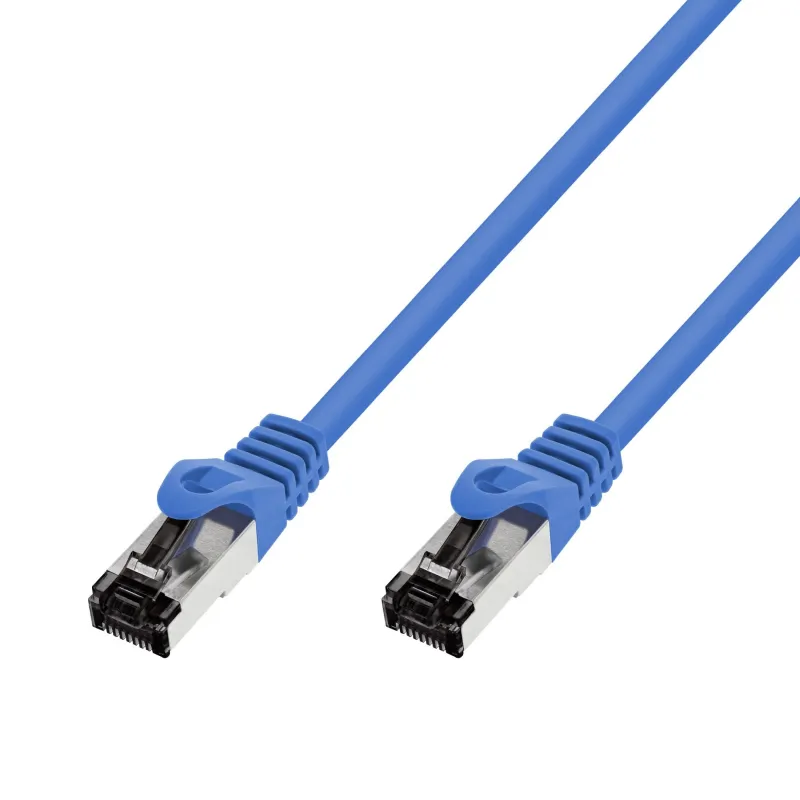 Extralink Kat.8.1 S/FTP 0,5m 40G Niebieski Patchcord LAN Miedź Kabel sieciowy skrętka