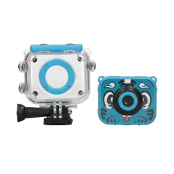 Extralink Kids Camera H18 Modrý Kamera 1080P 30fps, IP68, displej 2.0"