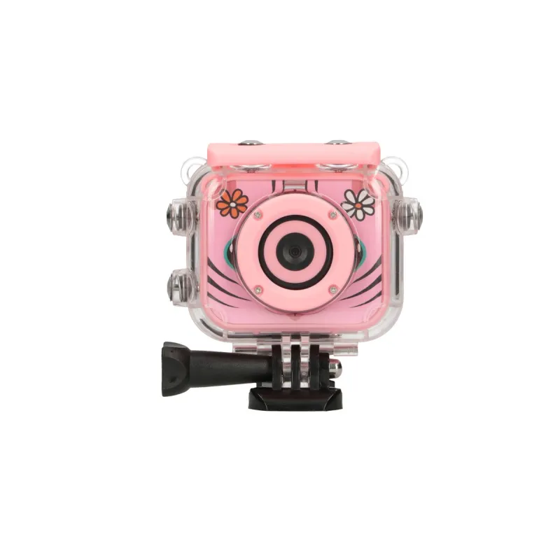 Extralink Kids Camera H18 Pink Camera 1080P 30fps, IP68, 2.0" screen