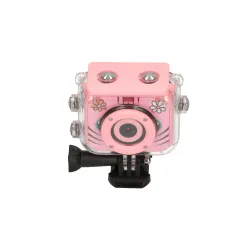 Extralink Kids Camera H18 Pink Camera 1080P 30fps, IP68, 2.0" screen