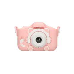 Extralink Kids Camera H27 Dual Różowy Aparat cyfrowy 1080P 30fps, wyświetlacz 2.0"
