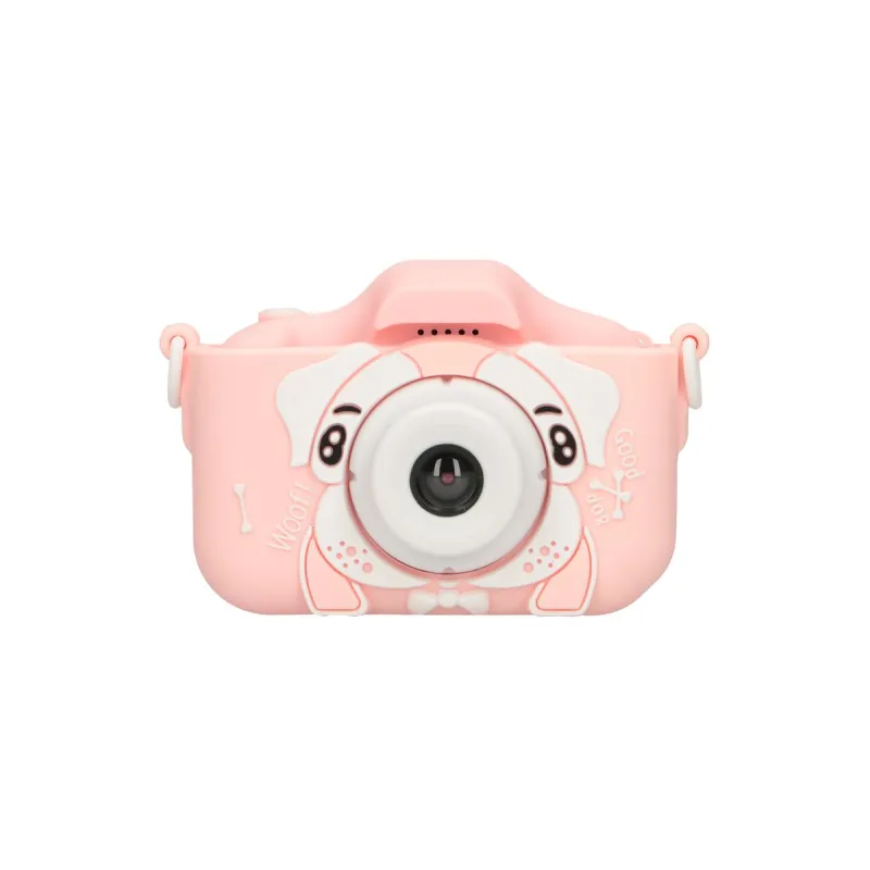 Extralink Kids Camera H28 Single Růžový Digitální fotoaparát 1080P 30fps, displej 2.0"