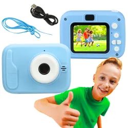 Extralink Kids Camera H35 Single Niebieski Aparat cyfrowy 1080P 30fps, wyświetlacz 2.0"