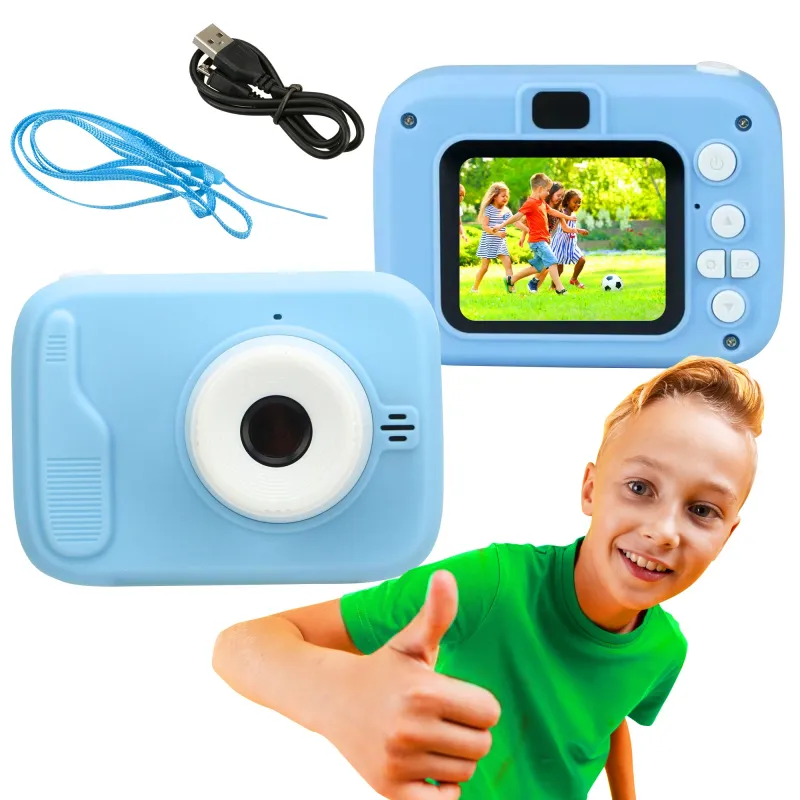 Extralink Kids Kamera H35 Single Blau, 1080P 30fps, 2.0" Display Digitalkamera