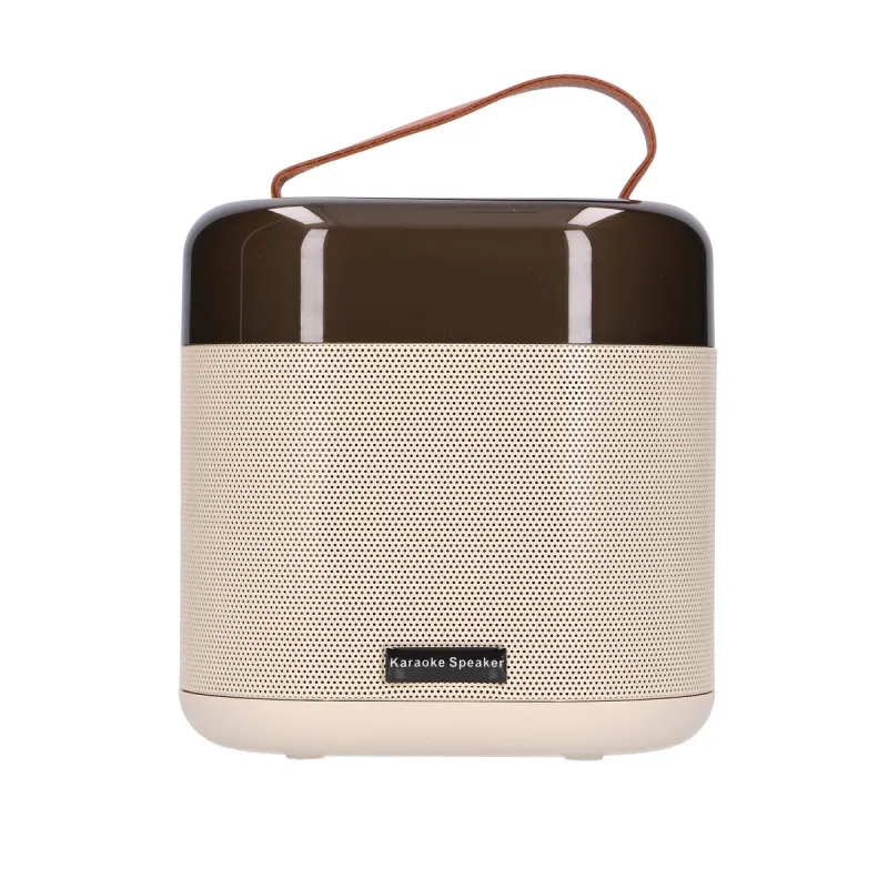 Extralink Kids Karaoke Set LED Speaker 2x Mic White, Bluetooth Speaker, 2 Microphones, AUX, Memory Card Slot, RGB Lighting