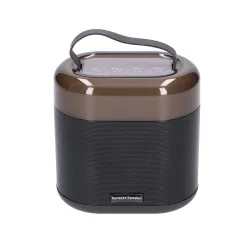 Extralink Kids Karaoke LED Speaker Set 2x Mic Black, Bluetooth Speaker, 2 Microphones, AUX, Memory Card Slot, RGB Lighting