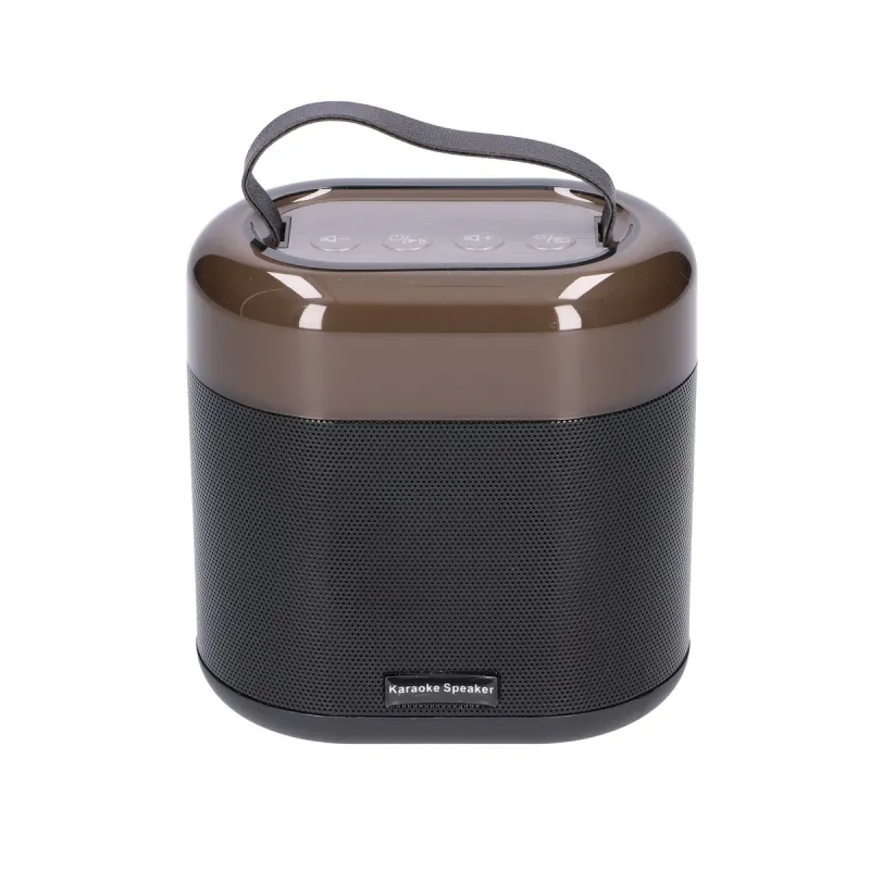 Extralink Kids Karaoke LED Speaker Set 2x Mic Black, Bluetooth Speaker, 2 Microphones, AUX, Memory Card Slot, RGB Lighting