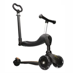 Extralink Kids Scooter Boss Ride Pro Nero Monopattino, bici senza pedali per bambini
