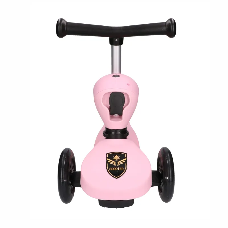 Extralink Kids Scooter Boss Ride Pro Růžová Koloběžka, balanční kolo pro děti