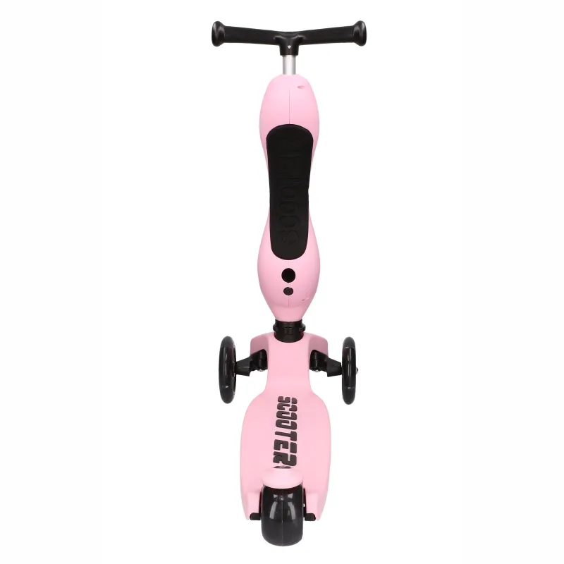 Extralink Kids Scooter Boss Ride Pro Rosa Roller, Laufrad für Kinder