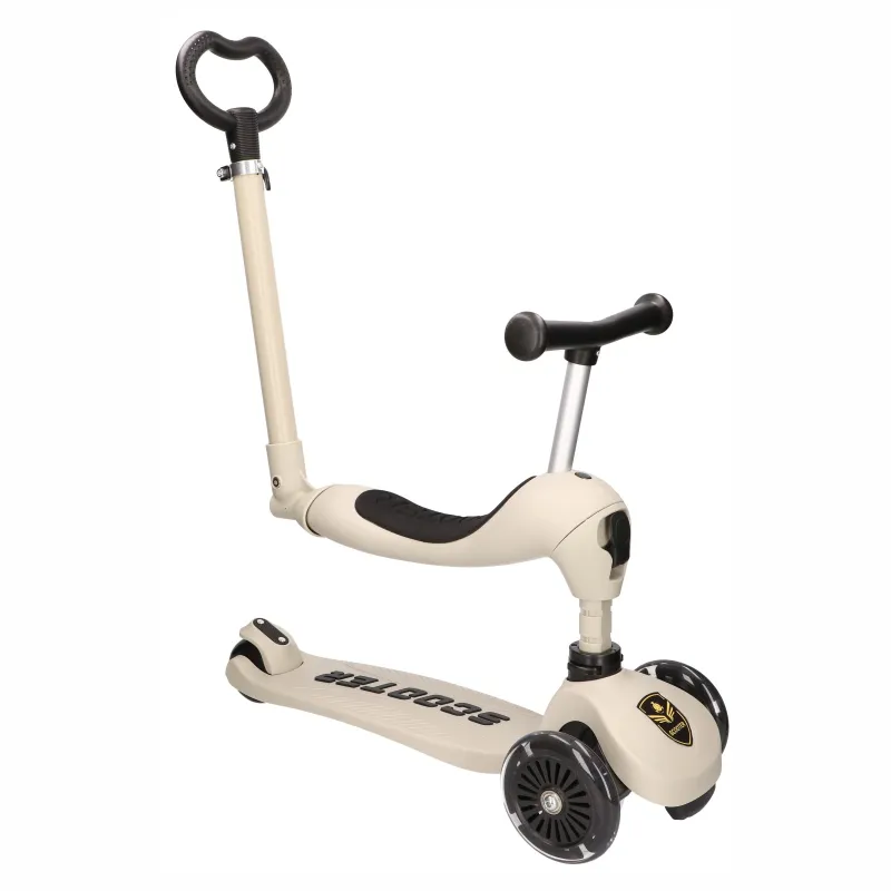 Extralink Kids Scooter Boss Ride Pro Grau Roller, Laufrad für Kinder