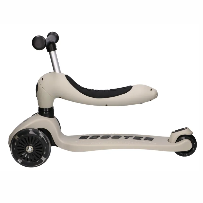 Extralink Kids Scooter Boss Ride Pro Grau Roller, Laufrad für Kinder