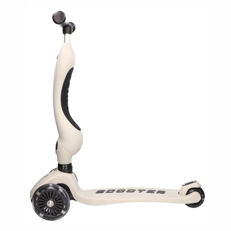 Extralink Kids Scooter Boss Ride Pro Szary Hulajnoga, rowerek biegowy dla dzieci