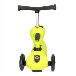 Extralink Kids Scooter Boss Ride Pro Zielony Hulajnoga, rowerek biegowy dla dzieci