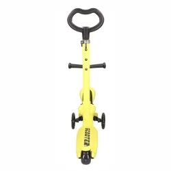 Extralink Kids Scooter Boss Ride Pro Gialla Monopattino, bici senza pedali per bambini