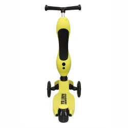 Extralink Kids Scooter Boss Ride Pro Gialla Monopattino, bici senza pedali per bambini