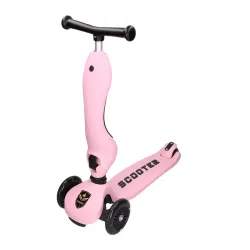 Extralink Kids Scooter Boss Ride Pink - Balance Bike for Kids