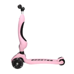 Extralink Kids Scooter Boss Ride Pink - Balance Bike for Kids