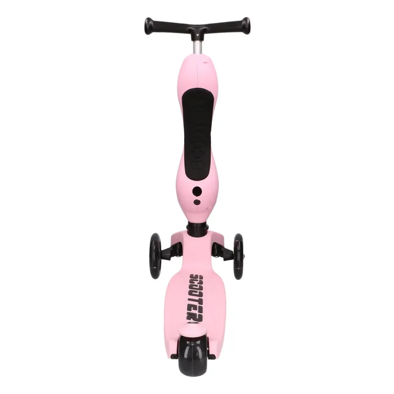 Extralink Kids Scooter Boss Ride Pink - Balance Bike for Kids