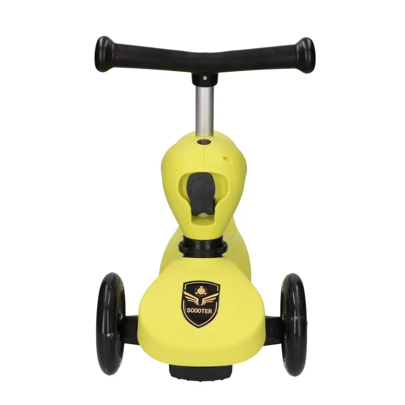 Extralink Kids Scooter Boss Ride Yellow - Children's Balance Bike