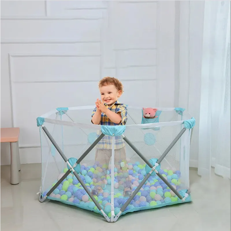 Extralink Kids Playpen, Foldable Playground and Dry Pool for Kids 140x68cm k-461