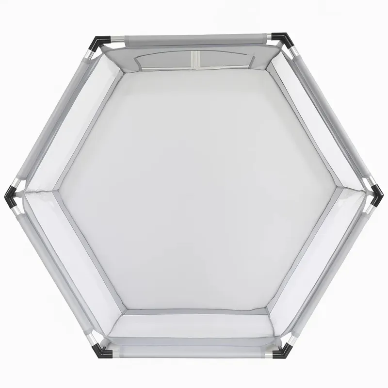 Extralink Kids Kojec dziecięcy stalowy plac zabaw 150x128x66cm + 30 kulek