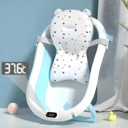 Extralink Kids Badewanne, blau mit LED-Thermometer