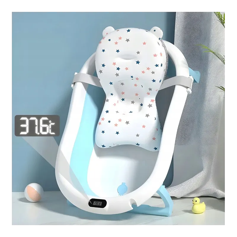 Extralink Kids Badewanne, blau mit LED-Thermometer