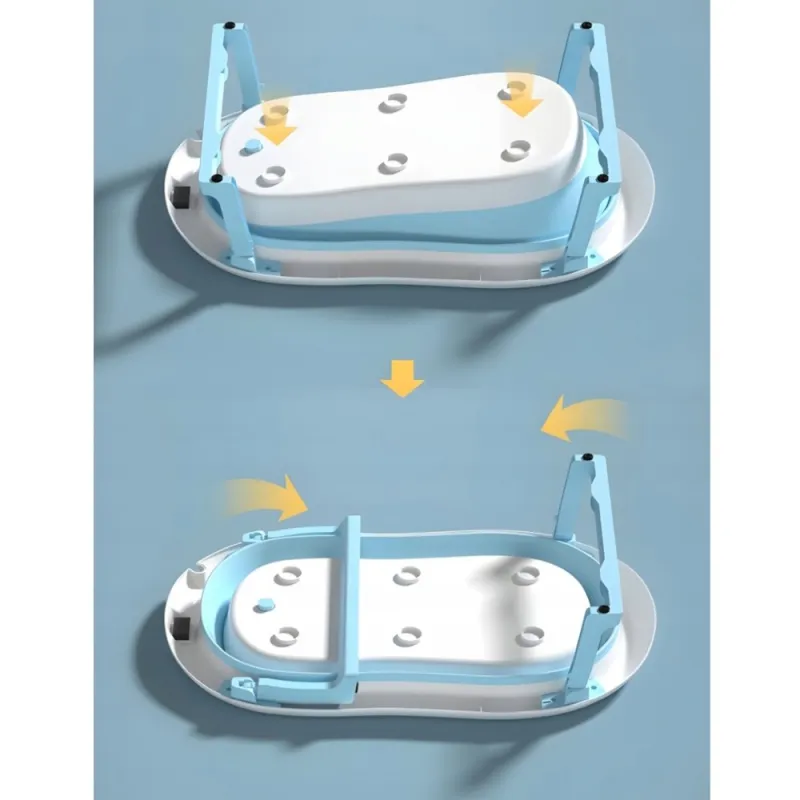 Extralink Kids Badewanne, blau mit LED-Thermometer