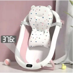 Extralink Kids Bathtub pink with LED thermometer