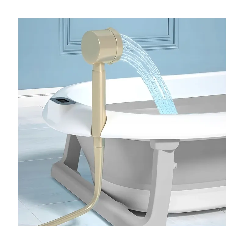 Extralink Kids Badewanne, Grau mit LED-Thermometer