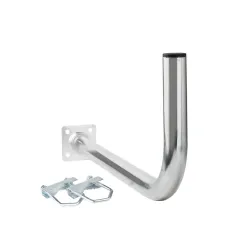 Extralink L600 Maniglia per balcone 600mm, con bulloni a U M8, acciaio, zincato