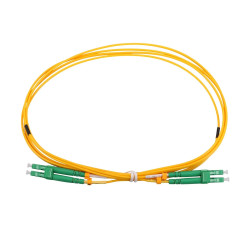 Extralink LC/APC-LC/APC | Patchcord | monomodo, Duplex, 2.0mm, 2.5m