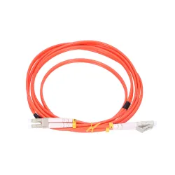 Extralink LC/PC-LC/PC Patchcord Wielomodowy, OM2, Duplex, 3mm, 1m