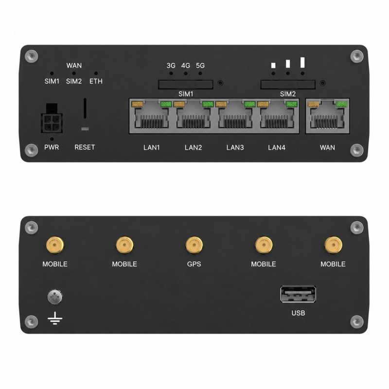TELTONIKA RUTM59 CELLULAR 5G ROUTER, US PSU - Imagem 4