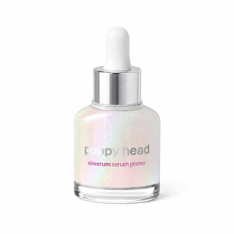 POPPY HEAD SHEERUM GLOW SERUM PRIMER ROZŚWIETLAJĄCE SERUM POD MAKIJAŻ 30ML - Изображение 2