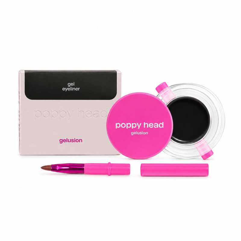 POPPY HEAD GELUSION EYELINER W ŻELU Z PĘDZELKIEM 01 DARKSPELL 5G - Imagen 3