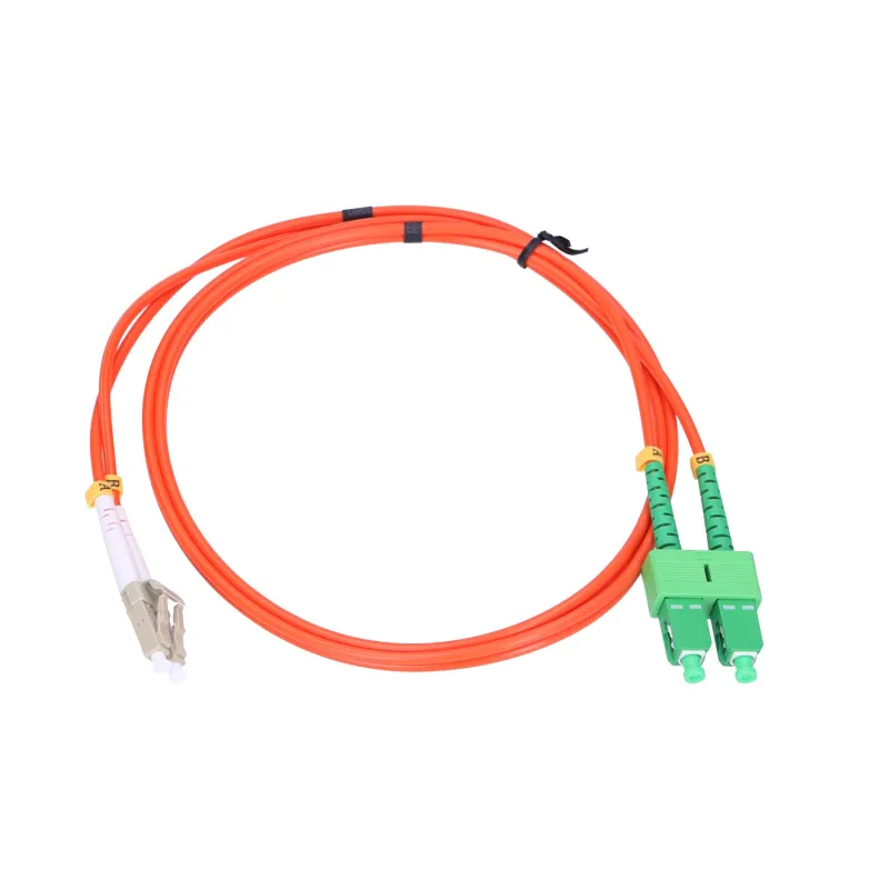 Extralink LC/UPC-SC/APC Patchcord Wielomodowy, OM2, Duplex, 3mm, 1m