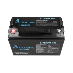 Extralink LiFePO4 100AH Akumulator 12.8V, BMS