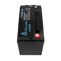 Extralink LiFePO4 100AH Baterie 12.8V, BMS