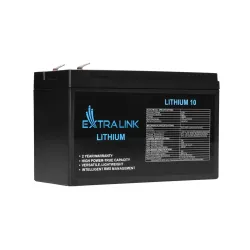 Extralink LiFePO4 10AH Akumulator 12.8V, BMS