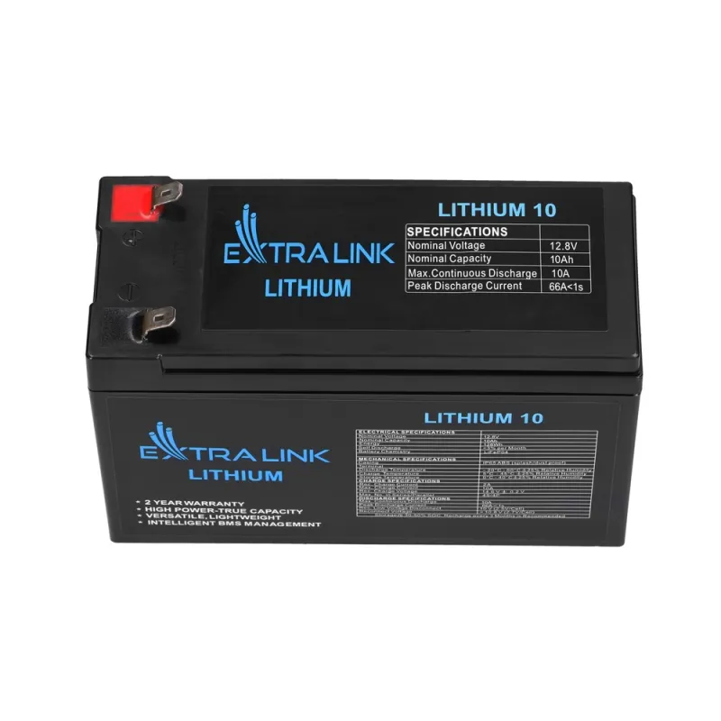 Extralink LiFePO4 10AH Baterie 12.8V, BMS
