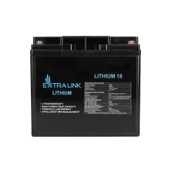 Extralink LiFePO4 18AH Baterie 12.8V, BMS
