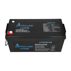 Extralink LiFePO4 200AH Akumulator 12.8V, BMS