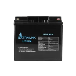 Extralink LiFePO4 24AH Baterie 12.8V, BMS
