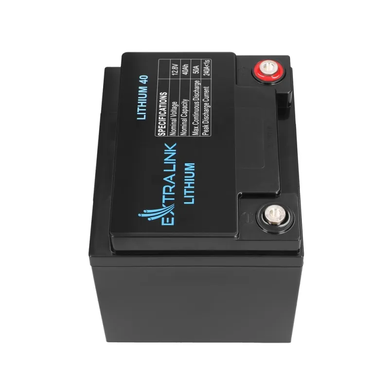 Extralink LiFePO4 40AH Baterie 12.8V, BMS
