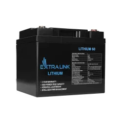 Extralink LiFePO4 60AH Baterie 12.8V, BMS
