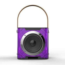 Extralink Lifestyle Box Karaoke Speaker Dual Microphone Czarny Głośnik bezprzewodowy